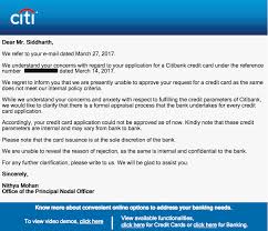 Why is my credit card application denied. My Citibank Credit Card Application Rejected Cardexpert