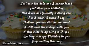 Happy birthday to the lost love of my life! Just Saw The Date And I Birthday Message For Ex Girlfriend