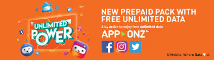 All new u mobile prepaid subscribers, effective from 25th july 2019 onwards, will automatically be activated on this new plan. U Mobile S New Plan Gives You Unlimited Data For Facebook Instagram And Twitter