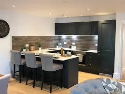 Maybe you would like to learn more about one of these? Modern Shaker Kitchen With Charcoal Doors And 20mm Quartz Worktop Contemporary Kitchen Dorset By Meridien Interiors Houzz