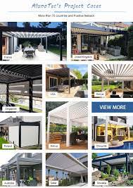 Outdoor Shade Gazebo Garden Bioclimatic Pergola Louver Buy Pergola Outdoor Aluminum Pergola Kits Louvered Roof Pro Aluminum Pergola Pergola Outdoor Pergola