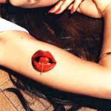 A tattoo on the neck usually means that someone is risky or daring and tends to make bold choices. What Does Lips Tattoo Mean Represent Symbolism