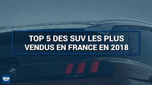 Depuis 2013, le captur est le suv urbain le plus vendu en france et en europe. Le Top 5 Des Suv Les Plus Vendus En France