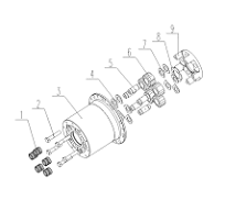 FAW JH6 460 Truck Rear Axle Assembly-Wheel Reduction Gear ...