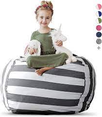 Amazon Com Creative Qt Stuffed Animal Storage Bean Bag Chair Extra Large Stuff N Sit Organization Stuffed Animal Storage Bean Bag Chair Kids Bean Bag Chair