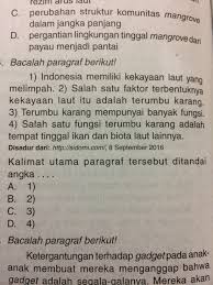 Bentuk biji pada tanaman dikotil d. Kalimat Utama Paragraf Tersebut Ditandai Angka Brainly Co Id