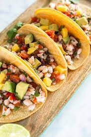 Learn how to create a variety of fish tacos and ceviche recipes with fresh fruits and vegetables, plus homemade sauces and salas. Easy Tropical Shrimp Ceviche Tacos Plating Pixels