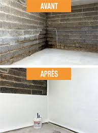 Du salpêtre sur les murs se répand. Murs Enterres Atb Humidite