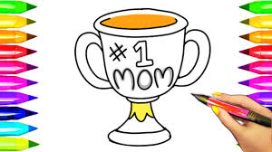Great for fine motor practice, and so satisfying to use. 1 Mom Trophy Coloring Pages Top 5 Best Mother S Day Art Compilation For Kids Youtube