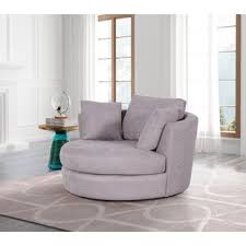 Comfortable as well as attractive, it has a furniture,round swivel chairs for living room with mocca oversized swivel chair and tufted backrest also comfort seat ,28 round swivel chairs. Oversized Swivel Accent Chairs You Ll Love In 2021 Wayfair