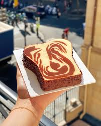 Entremets Marbré ✨ This marble cake entremet by @francoisperret and team at @ritzparislecomptoir is probably one of the best desserts I've had on this trip. The marbled cake is so moist and