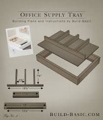 Build A Office Supply Tray Minimalist Office Supplies Office Supply Crafts Office Supplies