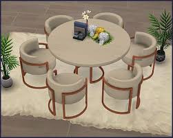 Set Lora Dining Room Sims Dining Lora Room Set Sims Sims 4 Cc Furniture Living Rooms Sims 4 Cc Furniture Sims 4