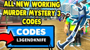 We highly recommend you to bookmark this page because we will keep update the additional codes once they are released. 2020 All New Working Codes Roblox Murder Mystery 3 Youtube