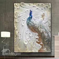 Delicate Three Dimensional Sculpture Peacock Wall Art Prints On Sale Buy Retail Peacock Wall Art Wall Art Prints Drywall Art