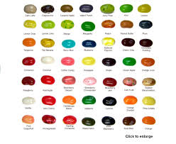 Jelly Belly Colour Chart Demand High To Taste New Draft