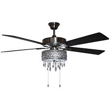 Home Crystal 5 Blades Ceiling Fan Chandelier Lighting Pendant Light Fixtures Business Industrial Light Bulbs Lamps Fundacion Traki Com