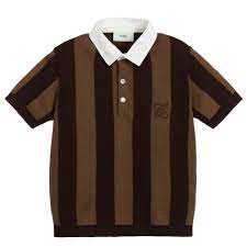 Maybe you would like to learn more about one of these? Fendi Boys Knitted Brown Polo Shirt Childrensalon Outlet