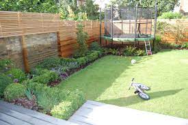 Shelley Hugh Jones Garden Design Trampoline Position Integrated Into The Planting Low Buxus Front Yard Garden Design Terrace Garden Design Backyard