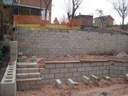 Backyard Landscaping Ideas Pictures Landscapingsurvival Cinder Block Garden Wall Cinder Block Garden Retaining Wall Design
