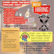 Find over 57 of the best free hamster images. Lowongan Kerja Cafe Two M Bandung Lowongan Kerja Terbaru Indonesia 2021