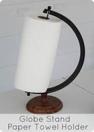 A New Use For Old Globes Hanging Globes In The Nursery Lovely Etc Unique Paper Towel Holder Paper Towel Holder Old Globe