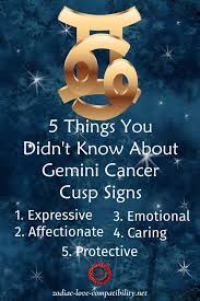 Gemini Cancer Cusp Signs A Mix Of Air And Water Makes For