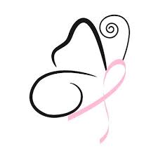 Elegant rip fighter breast cancer tattoo designs. Butterfly Cancer Ribbon Tattoo Design
