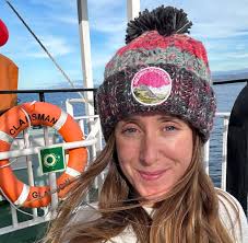 Dreaming of Scotland Beanie in Pink & Blue