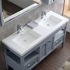 dowell double bathroom vanities in gray