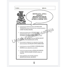 Modul Master Kimia Spm Kssm Tingkatan 4 Shopee Malaysia