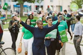 Leader of the green party of canada (she) chef du parti vert du canada (elle) m.p.a. Lawyer With Caribbean Background Named 1st Black Woman To Lead Canada S National Party Daily Sabah