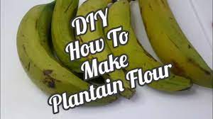When we use them as our flour in recipes we look at the recipe as more real food instead of processed. How To Diy Plantain Flour Healthy Swallow Fufu Option Ma Jemmiegold Kitchen Youtube