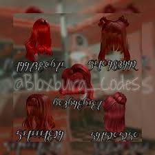 Roblox hair codes for girls roblox high school roblox high. Redhead Hair Codes In 2021 Red Hair Roblox Coding Roblox Codes