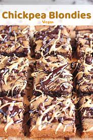 Best Vegan Blondies Chocolate Chip Recipe Vegan Dessert Recipes Dessert Recipes Healthy Vegan Desserts