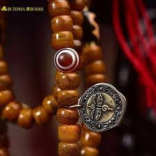 Natürliches Kamelknochen-Buddha-Armband mit runden Perlen