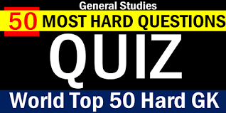 Oct 24, 2021 · here are 8 hard music trivia questions and answers: World Top 50 Hardest Gk Questions Answers Quiz For All Govt Exams