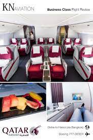 Qatar Airways Boeing 777 300er Business Class Review This Flight From Doha To Hanoi Via Bangkok Was The Las Business Class Business Class Flight Qatar Airways