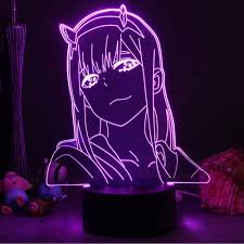 3.9 out of 5 stars 17. Amazon Com 3d Illusion Night Light Darling In The Franxx 002 Anime Character Table Lamp Usb Powered 7 Colors Led Lights With Touch Switch For Kids Gifts Bedroom Decoration Tools Home Improvement