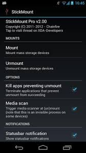 If you want to use an app from outside of the google play store, you can install the app'. Stickmount V3 50 Download App To Connect Mobile Memory To Android Phone