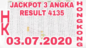 Sah Jackpot 3 Angka 4135 Tarikan Paito Hk 03 07 2020 Langsung Jackpot Youtube