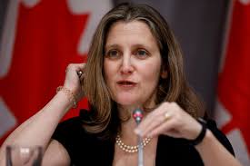 Freeland was first elected as the member of parliament for toronto centre in july, 2013. Former Journalist Chrystia Freeland Is Canada S First Female Finance Minister