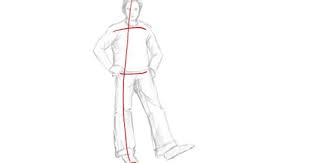 How To Draw A Person Standing Drawings Drawing People Draw