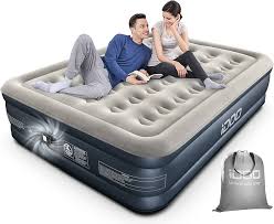 5.5-5.8Ft Short Truck Air Mattress Bed Beige Umbrauto