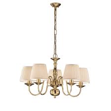 Down lighting , bulb type: Allure Polished Brass 5 Light Ceiling Fitting Ideas4lighting