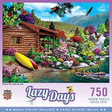 The solar system in space is a 1000 piece puzzle that is suitable for all puzzlers! Amazon Com Masterpieces Lazy Days 750 Puzzles Collection Free To Fly 750 Piece Jigsaw Puzzle Toys Games