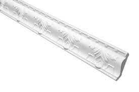Auffallende stuckleiste aus polystyrol dimensionen:45 x 67 mm farbe: Leisten Zierwerk 40 Meter Eckleisten Zierleisten Styroporprofile Stuckprofile Decke 40x71mm B 47 Heimwerker