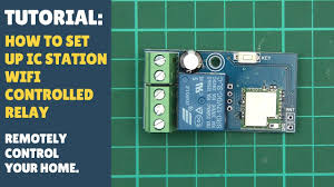 Select relay control via web Tutorial Set Up Wifi Relay Controller Switch Set Up Smart Home Icstation Sonoff Youtube