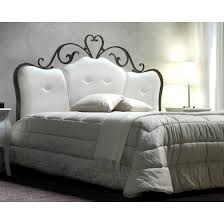 Letto altezza testastata con cassone / letto in legno con testata imbottita | posot class : Letto In Ferro Battuto Matrimoniale Norma Con Pediera Testata Ecopelle Anticato Vdata My