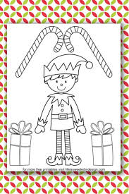Print your honorary elf diploma. Elf Coloring Pages Life Is Sweeter By Design